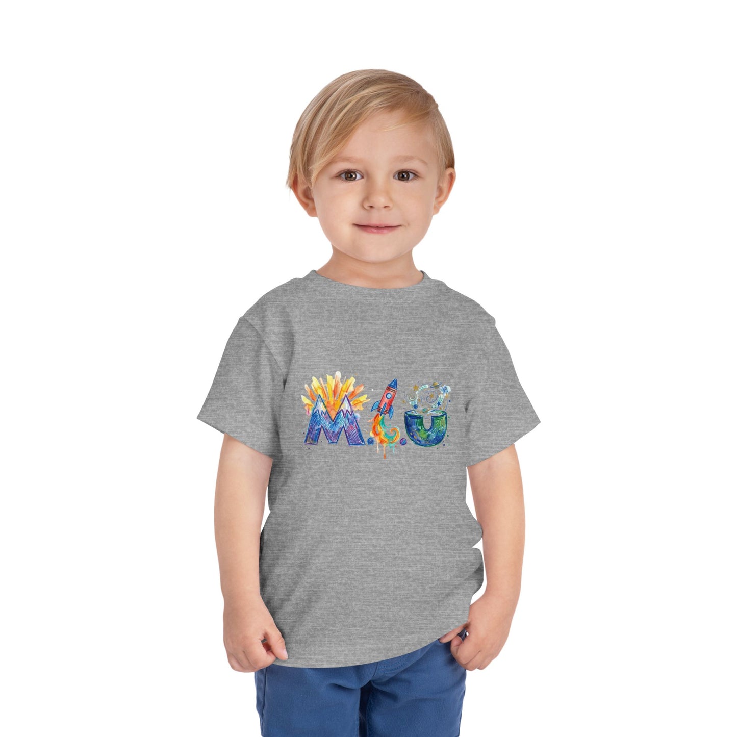 Camiseta Toddler M.I.U — Logo Fe, Aventura, Imaginación | Ropa para los Más Pequeños