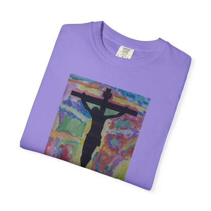 M.I.U Faith Tee — Arte de Matias | Crucifix Watercolor | Fe, Aventura, Imaginación