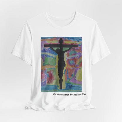 Camiseta para Papá — Arte de Matias | Crucifix Watercolor | M.I.U