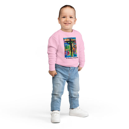 M.I.U Kids Sweatshirt — Cruz y Colores Faith Art by Matías