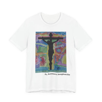 Camiseta para Papá — Arte de Matias | Crucifix Watercolor | M.I.U