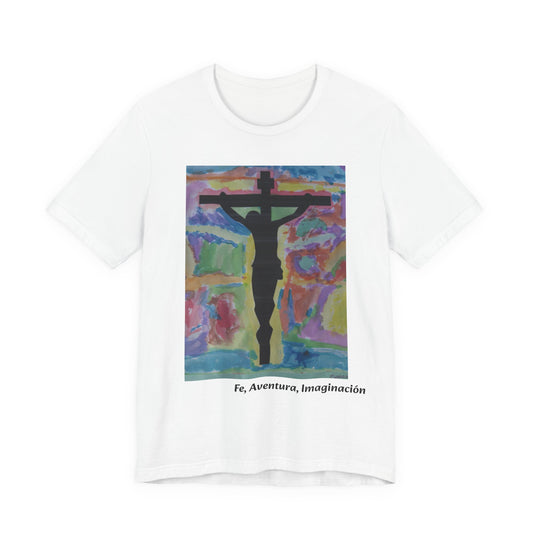 Camiseta para Papá — Arte de Matias | Crucifix Watercolor | M.I.U