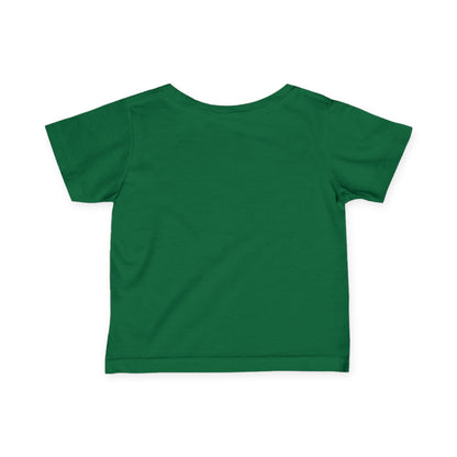 M.I.U Baby Tee — Lleva Tu Fe Puesta Crucifix Art by Matías