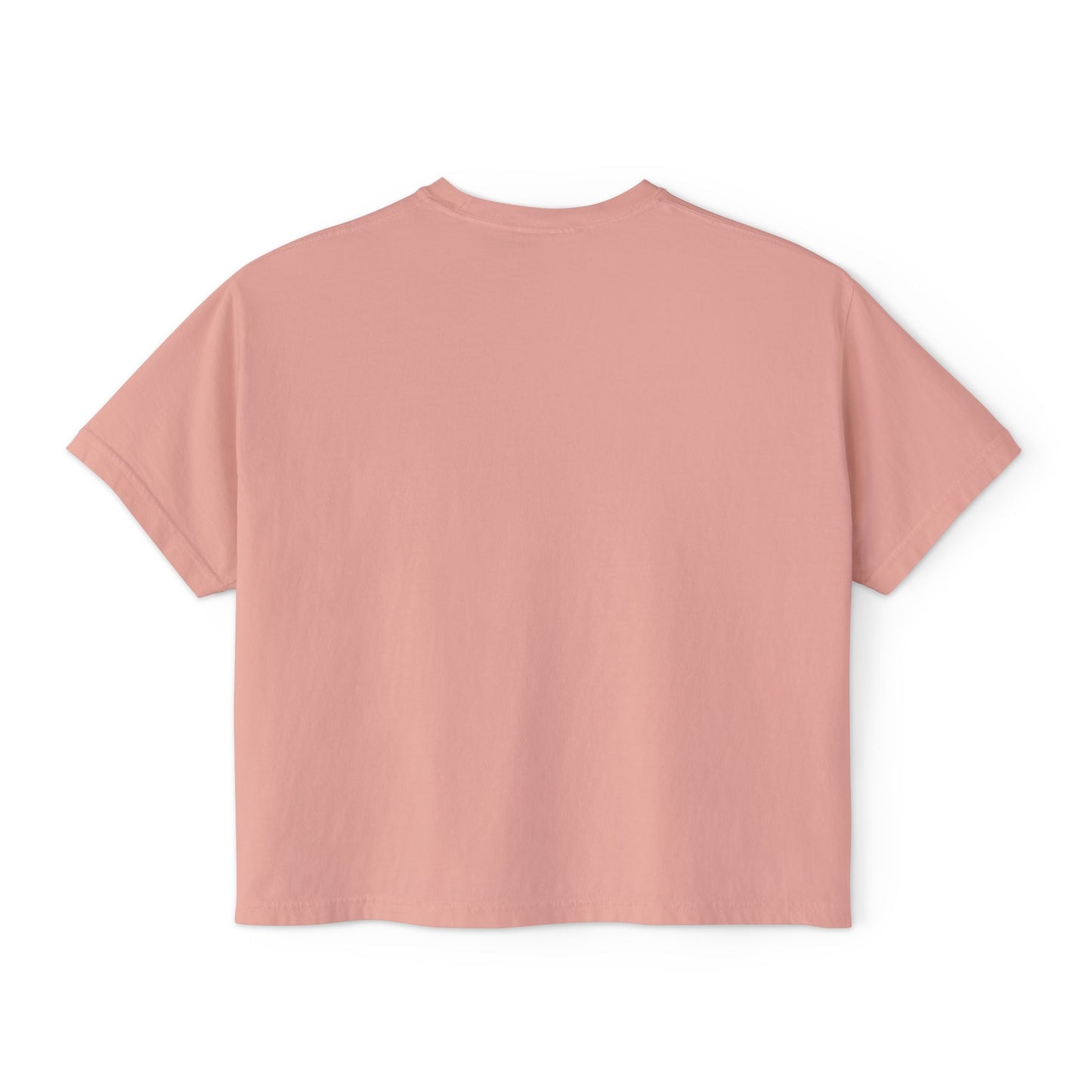 M.I.U Women’s Boxy Tee — Watercolor Faith Art by Matías