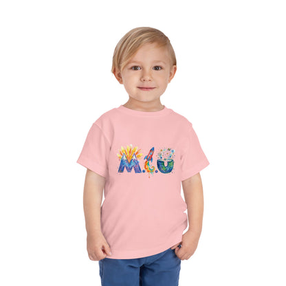 Camiseta Toddler M.I.U — Logo Fe, Aventura, Imaginación | Ropa para los Más Pequeños