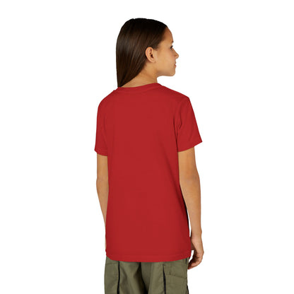Camiseta Unisex Niños M.I.U — Logo Cohete & Volcán | Fe, Aventura, Imaginación