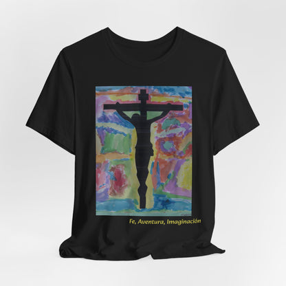 Camiseta para Papá — Arte de Matias | Crucifix Watercolor | M.I.U