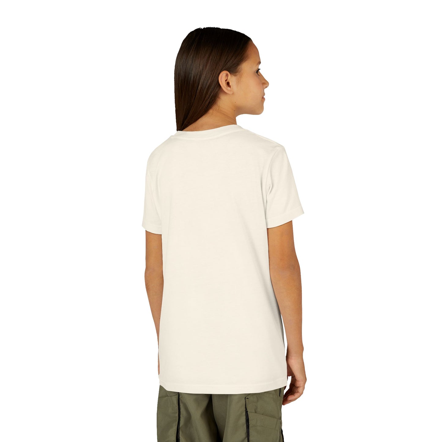 Camiseta Unisex Niños M.I.U — Logo Libro & Universo | Fe, Aventura, Imaginación