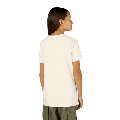 Camiseta Unisex Niños M.I.U — Logo Libro & Universo | Fe, Aventura, Imaginación