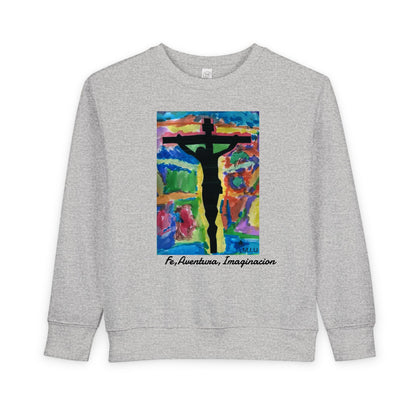 M.I.U Kids Sweatshirt — Cruz y Colores Faith Art by Matías