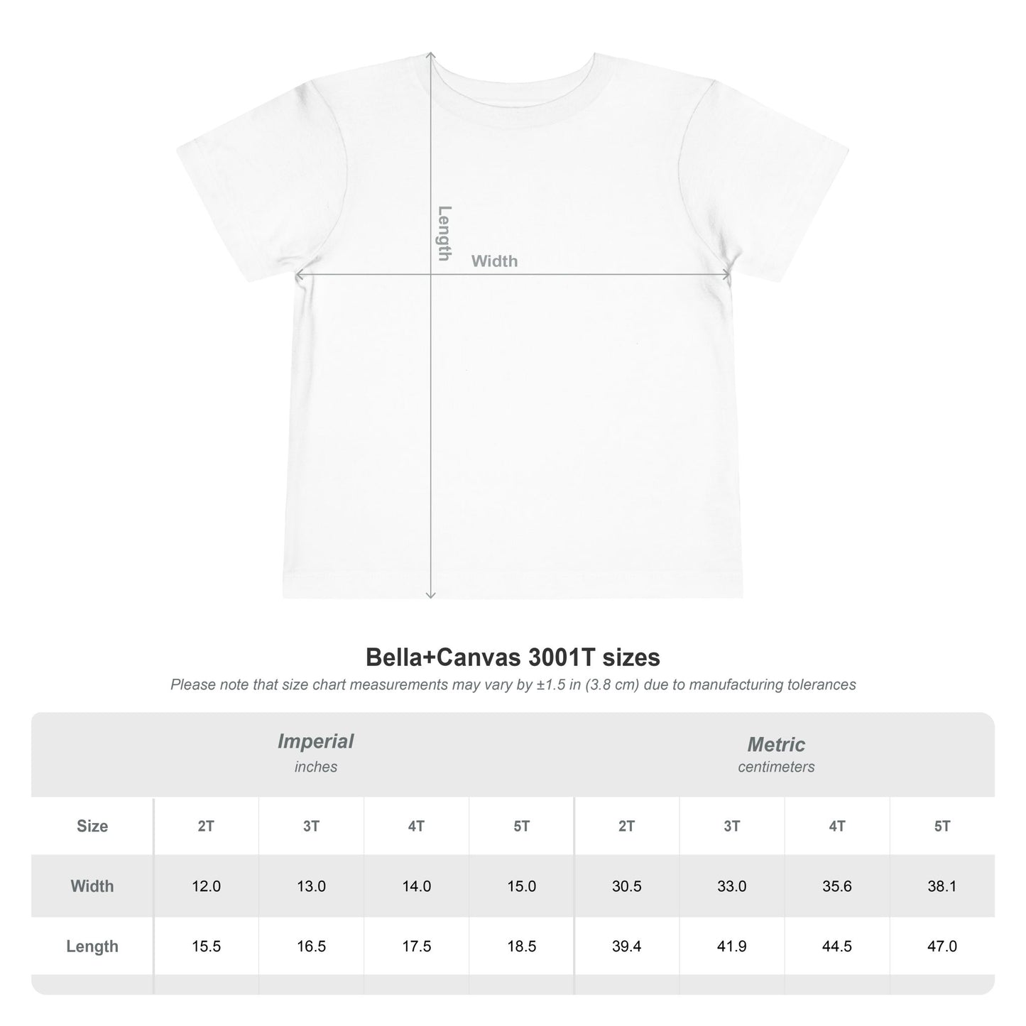 Camiseta Toddler M.I.U — Logo Fe, Aventura, Imaginación | Ropa para los Más Pequeños