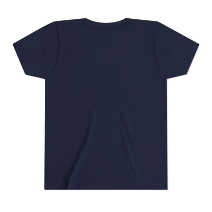 Camiseta Unisex Niños M.I.U — Logo Cohete & Volcán | Fe, Aventura, Imaginación