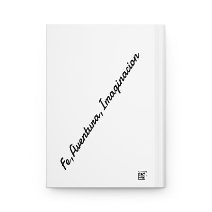 M.I.U Hardcover Journal — Diario de Fe Crucifix Art by Matías