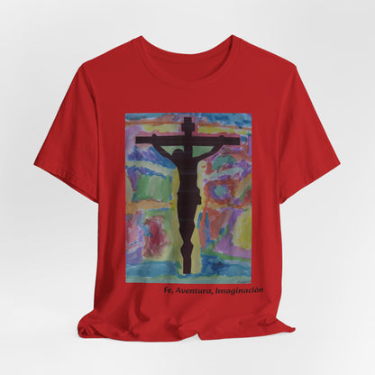 Camiseta para Papá — Arte de Matias | Crucifix Watercolor | M.I.U