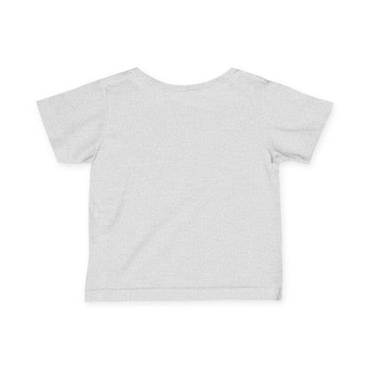 M.I.U Baby Tee — Lleva Tu Fe Puesta Crucifix Art by Matías