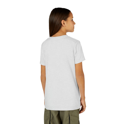 Camiseta Unisex Niños M.I.U — Logo Cohete & Volcán | Fe, Aventura, Imaginación