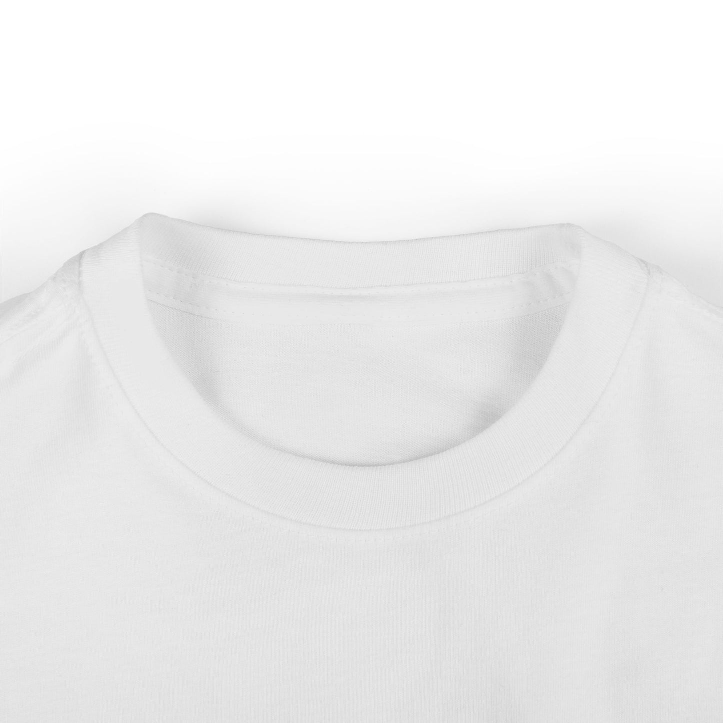 M.I.U Baby Tee — Lleva Tu Fe Puesta Crucifix Art by Matías