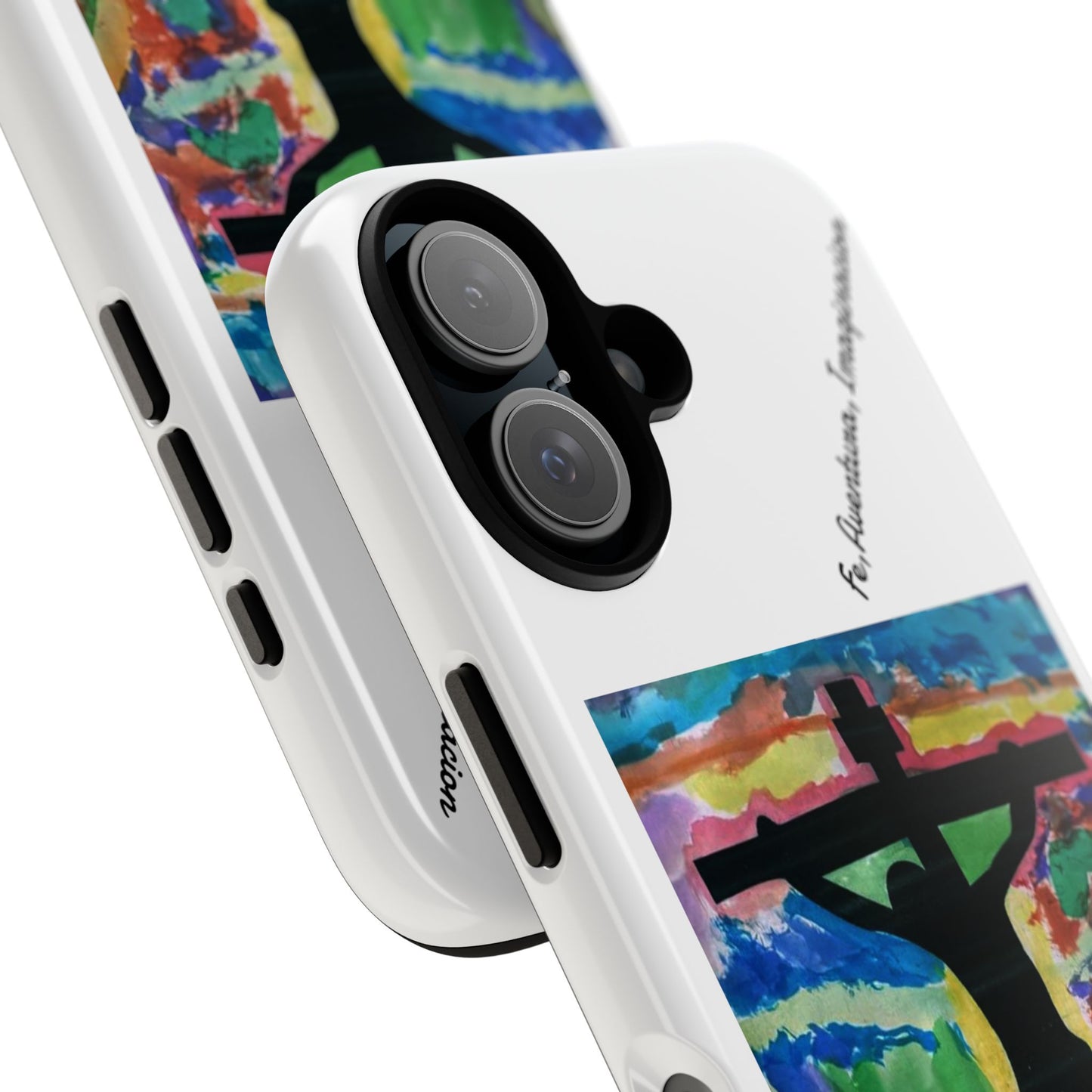M.I.U Faith Phone Case — Crucifix Watercolor Art by Matías