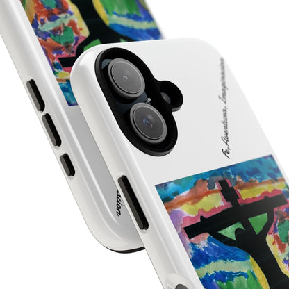 M.I.U Faith Phone Case — Crucifix Watercolor Art by Matías