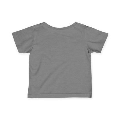 M.I.U Baby Tee — Lleva Tu Fe Puesta Crucifix Art by Matías