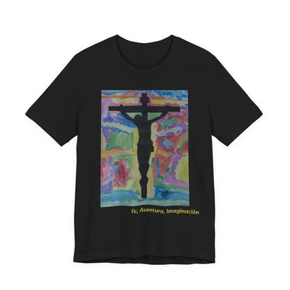 Camiseta para Papá — Arte de Matias | Crucifix Watercolor | M.I.U