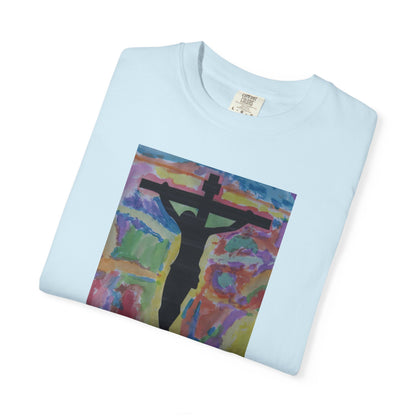 M.I.U Faith Tee — Arte de Matias | Crucifix Watercolor | Fe, Aventura, Imaginación