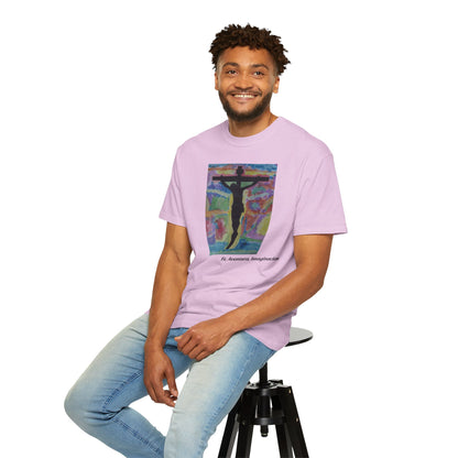 M.I.U Faith Tee — Arte de Matias | Crucifix Watercolor | Fe, Aventura, Imaginación