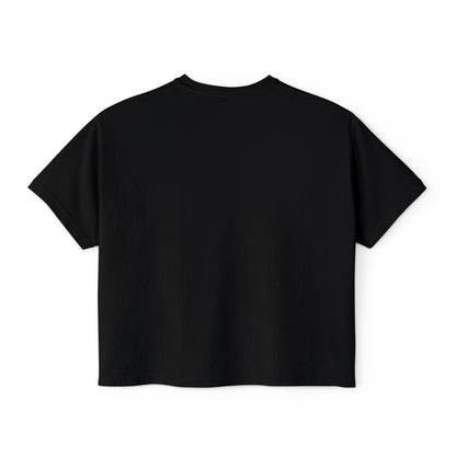 M.I.U Women’s Boxy Tee — Watercolor Faith Art by Matías