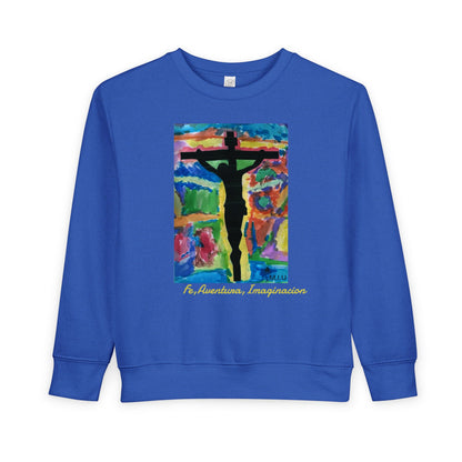 M.I.U Kids Sweatshirt — Cruz y Colores Faith Art by Matías
