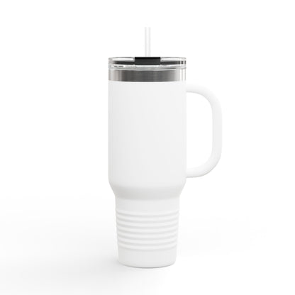 M.I.U Faith Travel Mug 40oz — Crucifix Watercolor Art by Matías