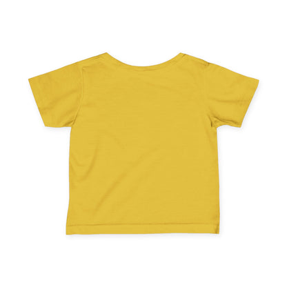 M.I.U Baby Tee — Lleva Tu Fe Puesta Crucifix Art by Matías