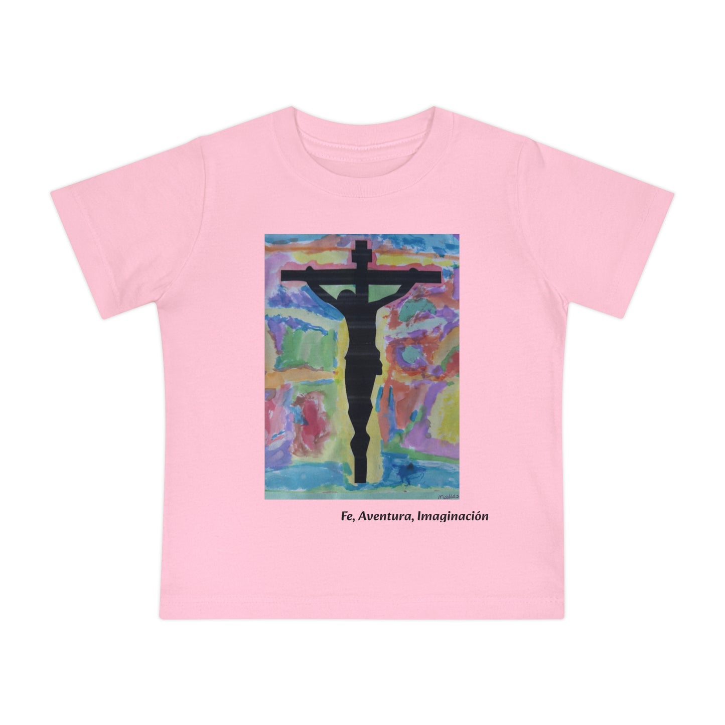 M.I.U Baby Tee — Arte de Matias | Lleva Tu Fe Puesta | Fe, Aventura, Imaginación