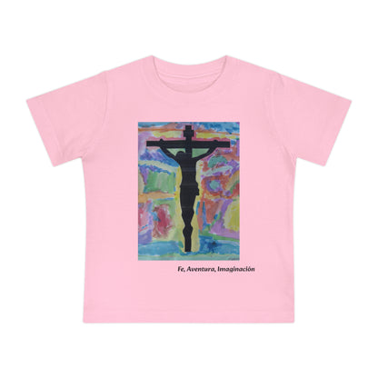 M.I.U Baby Tee — Arte de Matias | Lleva Tu Fe Puesta | Fe, Aventura, Imaginación